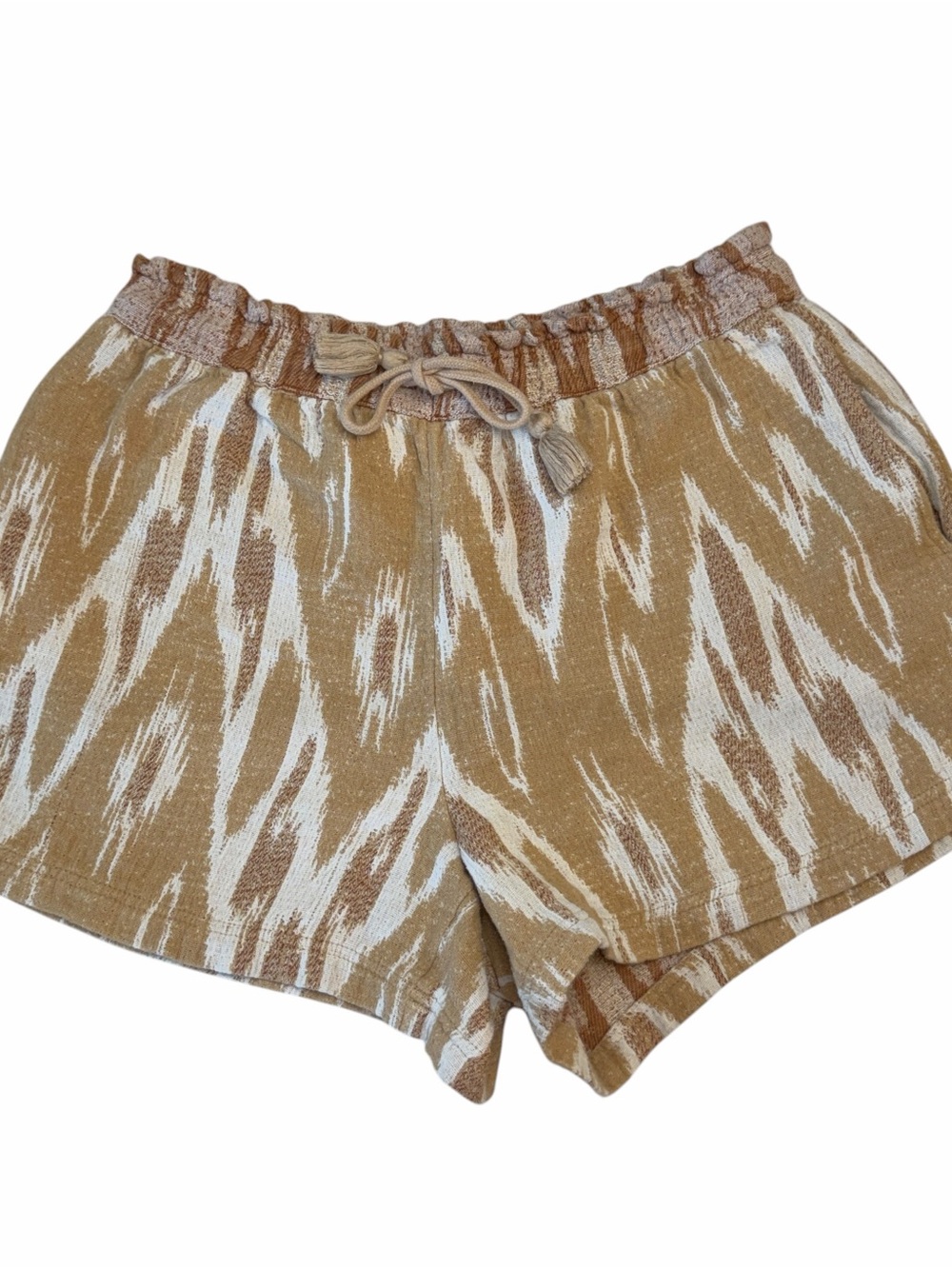 aerie Patterned Drawstring linen Shorts